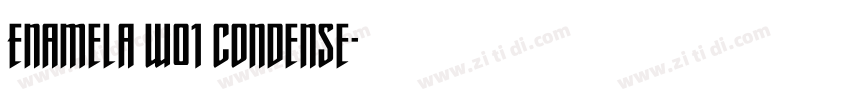 Enamela W01 Condense字体转换